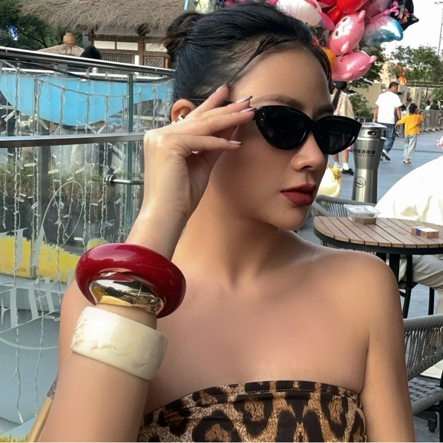 Maxi Bracciali in Resina Tendenza Chunky Estate 2025
