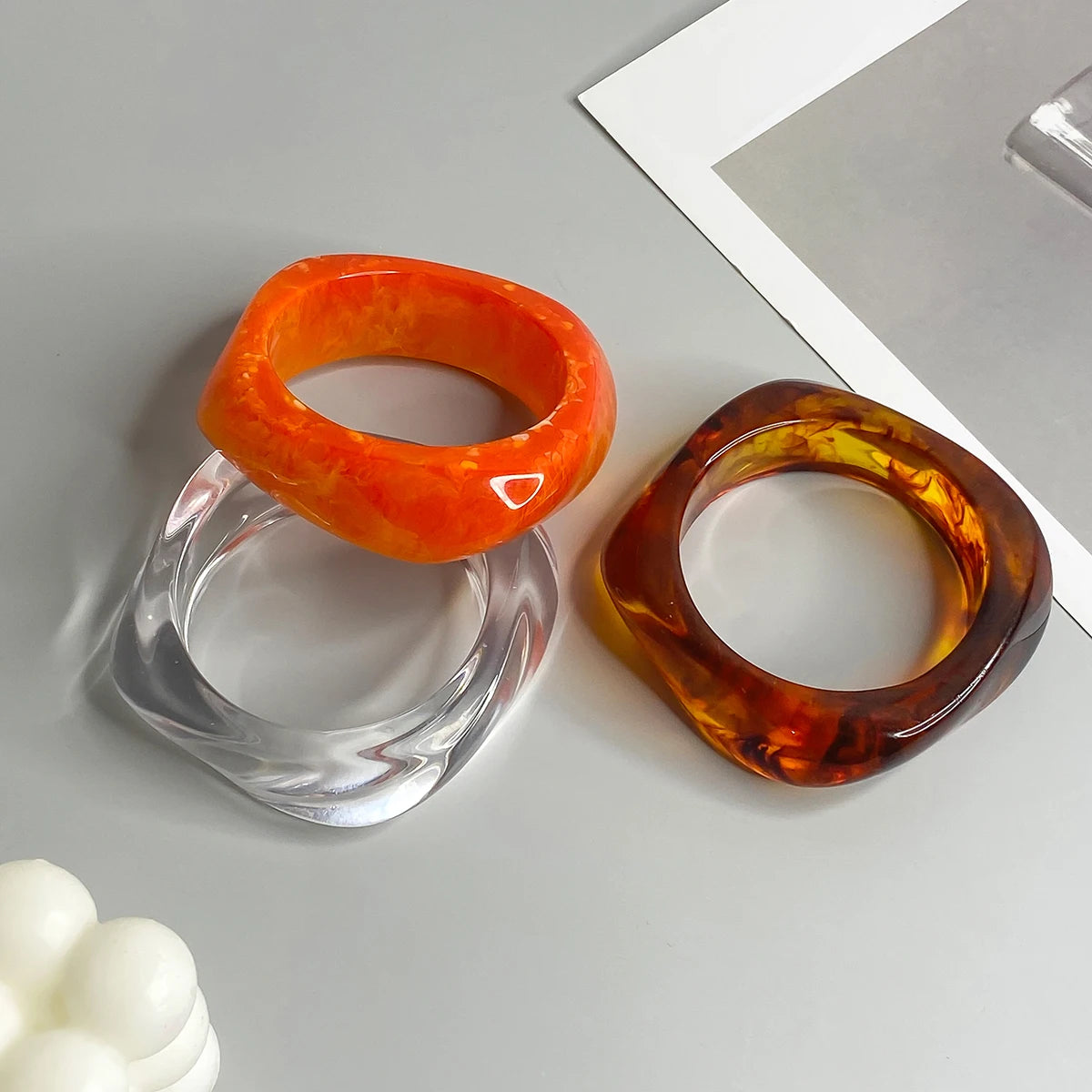 Bangle in Resina Colorati Prodotto HOT Estate 2025