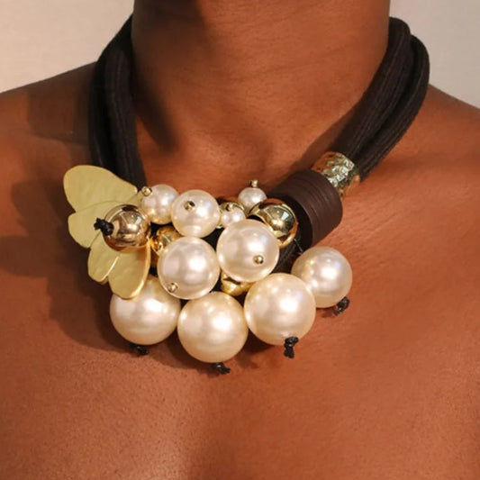 Collana Bohemien, Gioielli in Tessuto, Accessori Gioiello